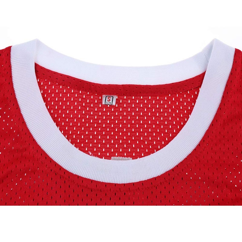 MESOSPERO Jesus Shuttlesworth 34 Lincoln High School Basketball Jersey 90s Hip Hop Clothes for Party Men He Got Game Movie Jersey (Red, Large) - Image 3